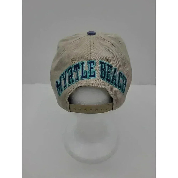 Vintage Hard Rock Hat Myrtle Beach Embroidered Made In USA Snap Back - Picture 3 of 7